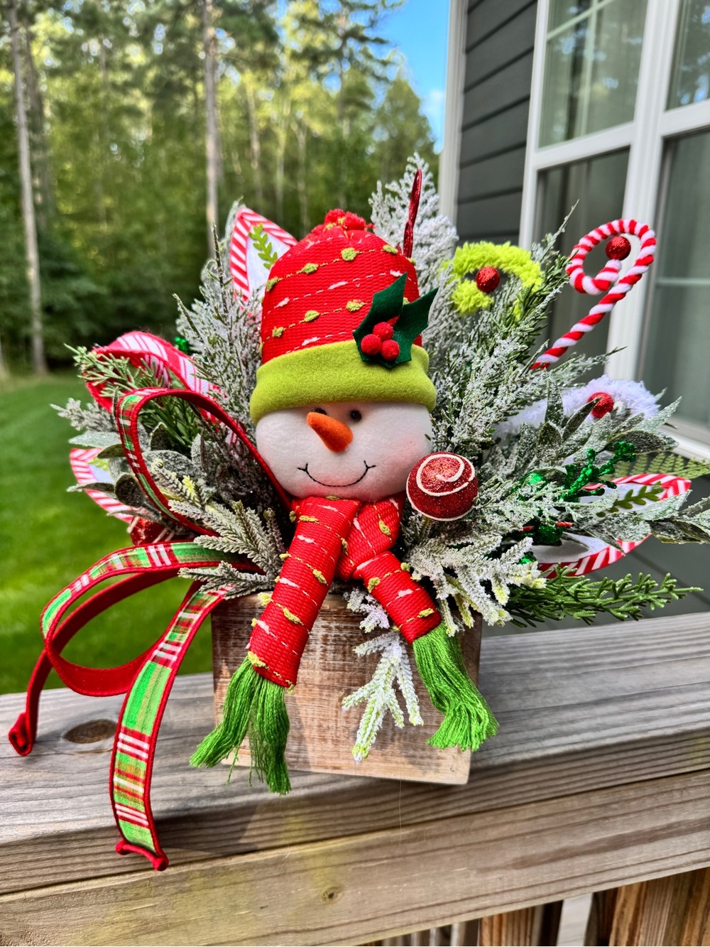 Snowman Winter Arrangement